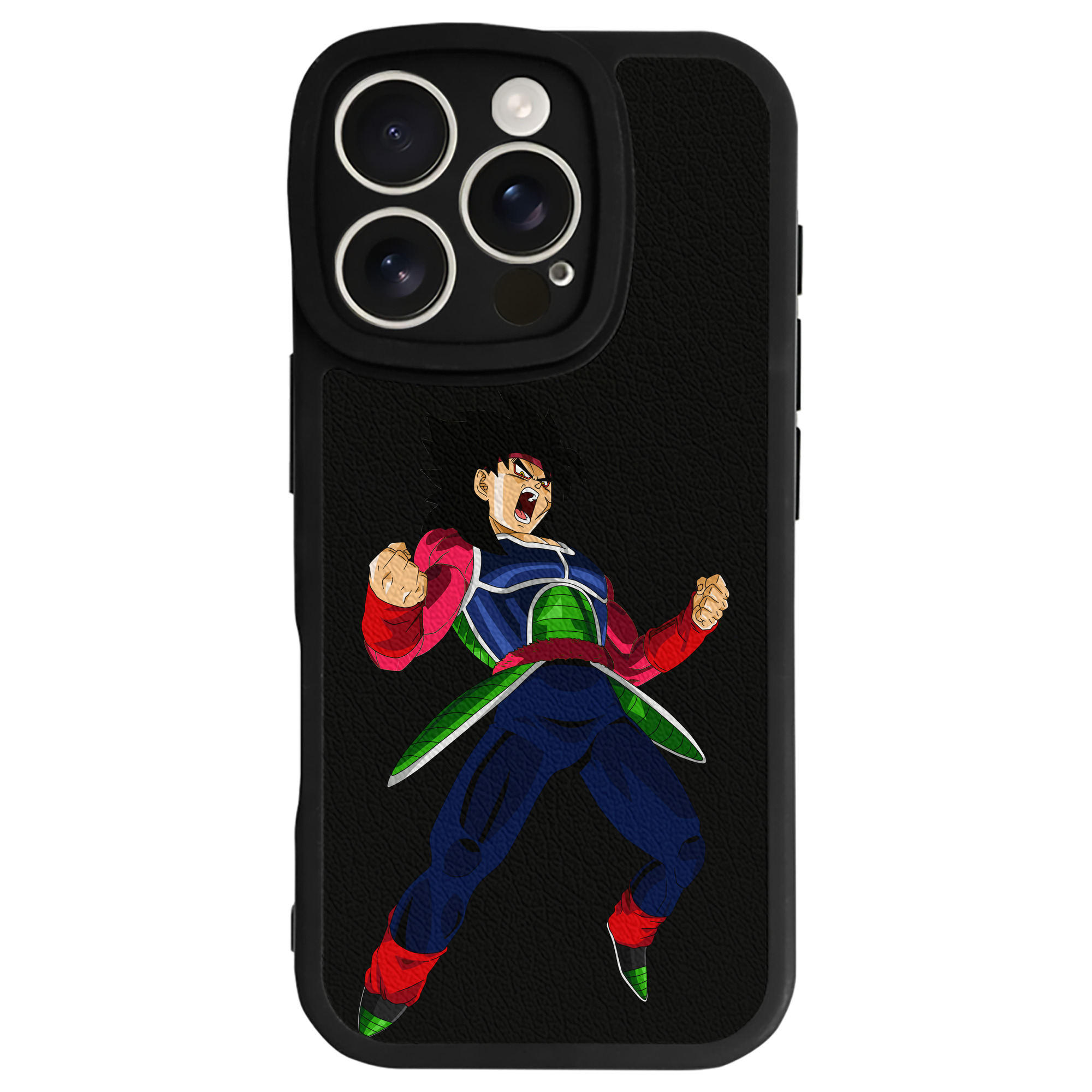 （画像用） ドラゴンボール バーダック DRAGON BALL Burdock 【iPhone 16シリーズ対応】シリコンスマホケース（レザー調） 材質：シリコン